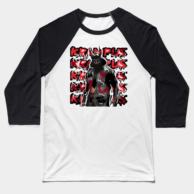 RYAN RILEY ''KRAMPUS'' Baseball T-Shirt by KVLI3N